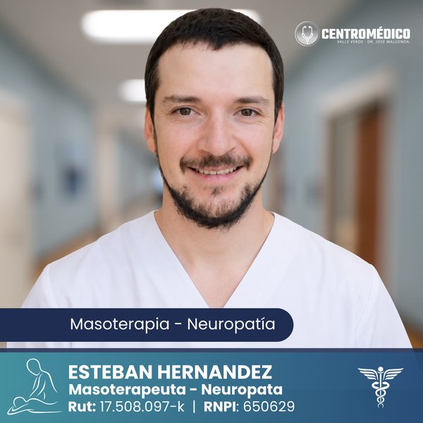 Esteban Hernández — Masoterapeuta · Neuropata