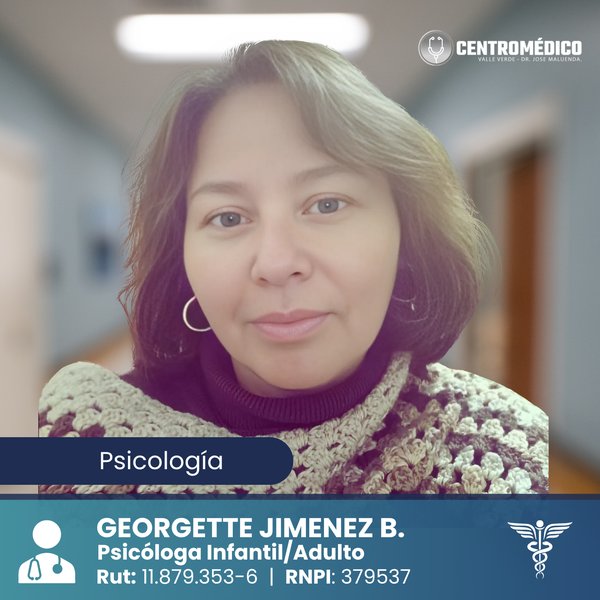 Georgette Jiménez — Psicóloga Infantil/Adulto