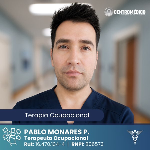 Pablo Monares P. — Terapeuta Ocupacional